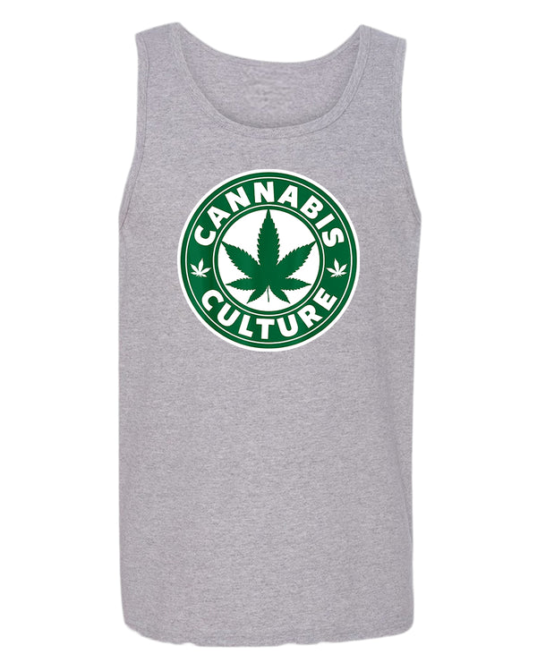 Cannab*s and coffee tank top - Fivestartees