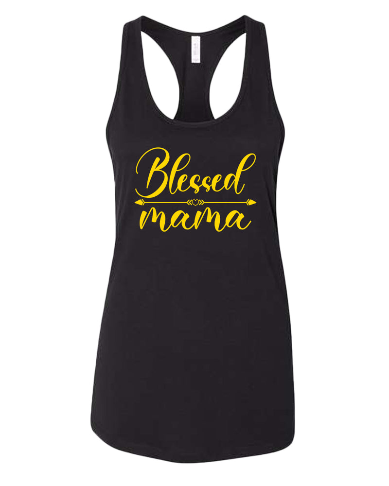 Blessed mama tank top - Fivestartees