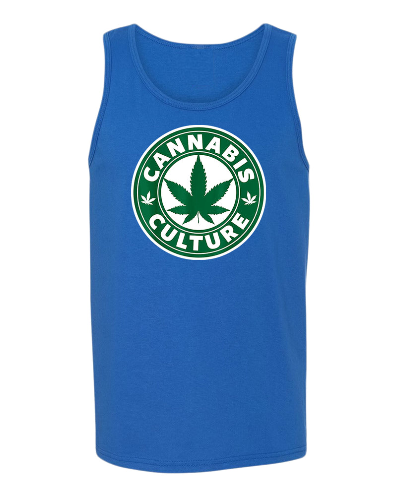 Cannab*s and coffee tank top - Fivestartees