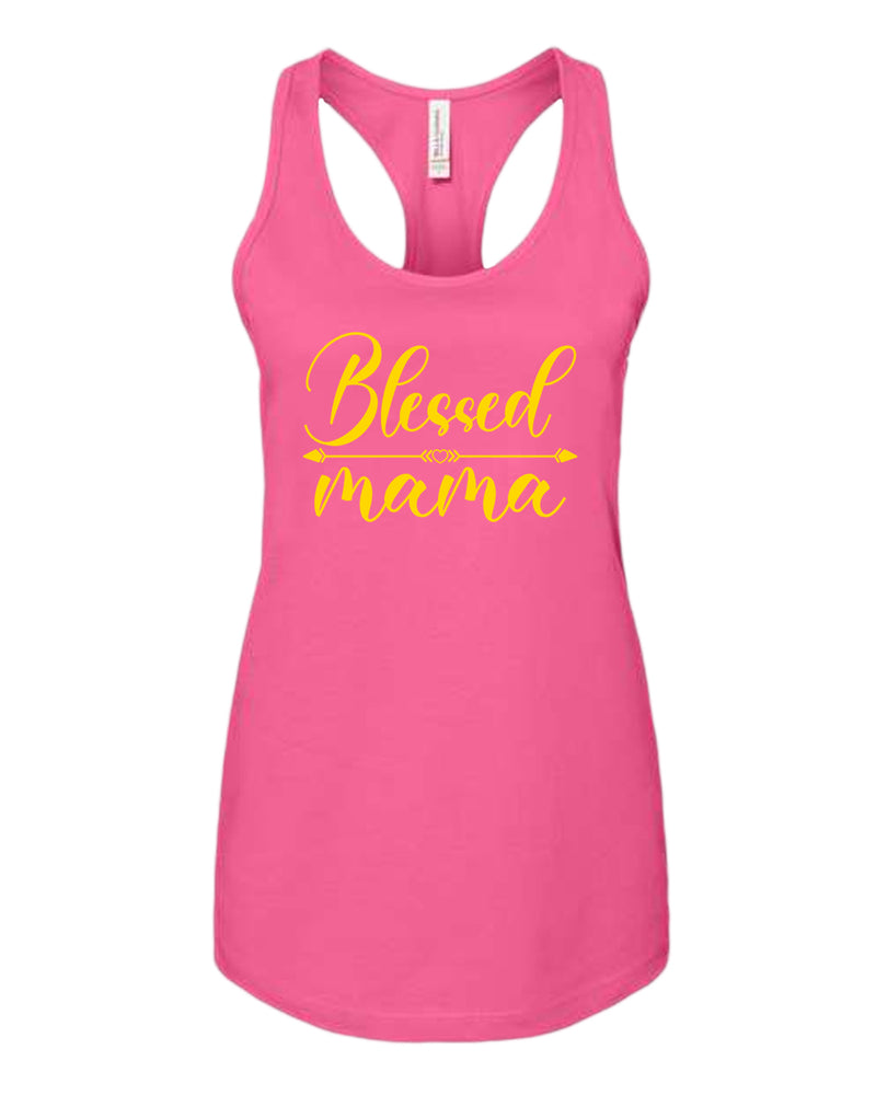 Blessed mama tank top - Fivestartees