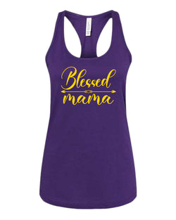 Blessed mama tank top - Fivestartees