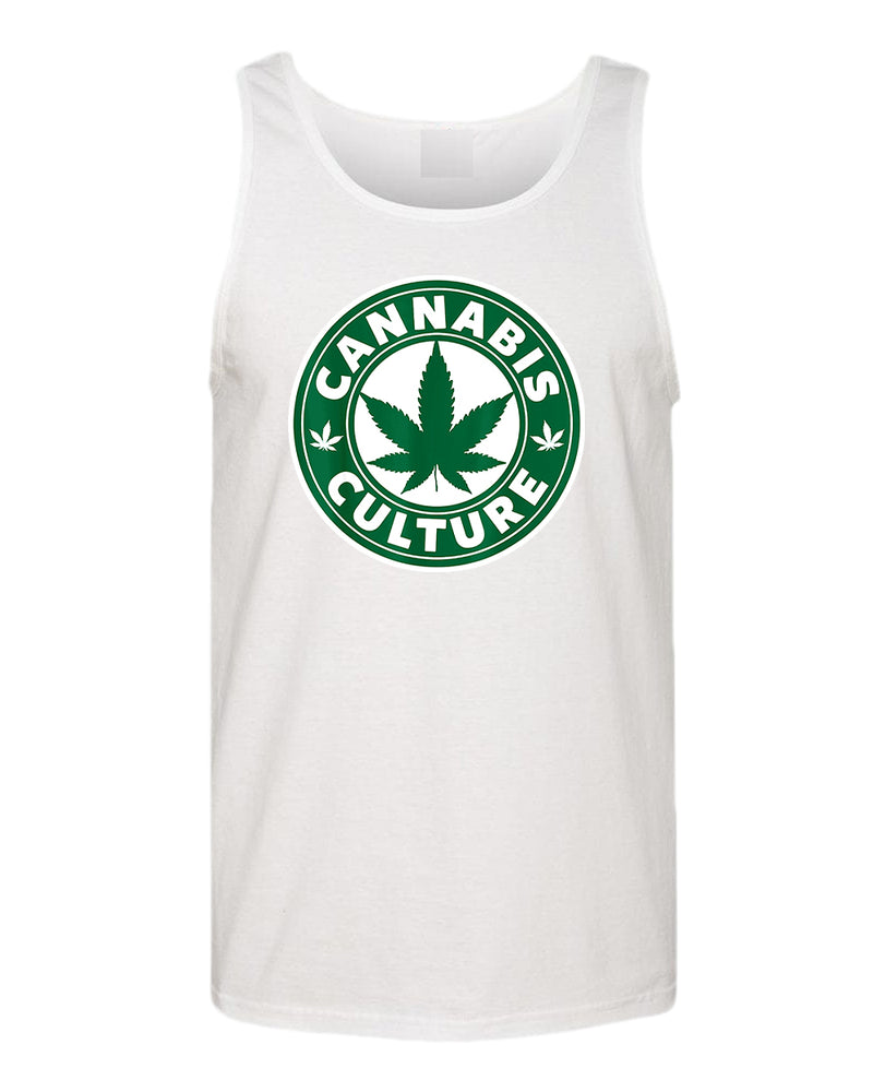 Cannab*s and coffee tank top - Fivestartees