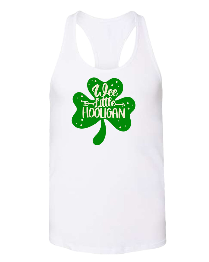 We little hooligan tank top women racerback st patrick's day tank top - Fivestartees