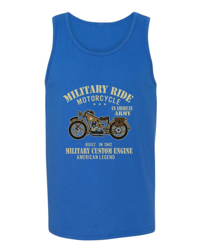 Military custom engine American legend tank top - Fivestartees