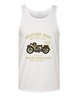 Military custom engine American legend tank top - Fivestartees