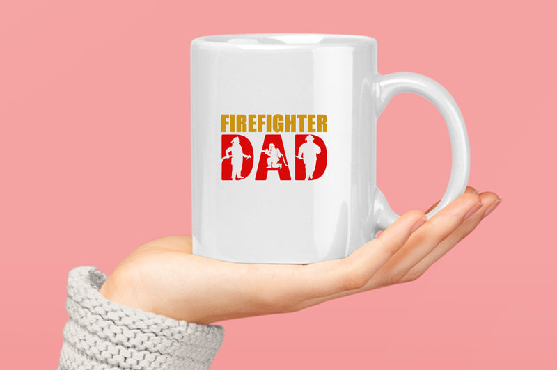 Firefighter dad Coffee Mug, fireman Coffee Mug - Fivestartees