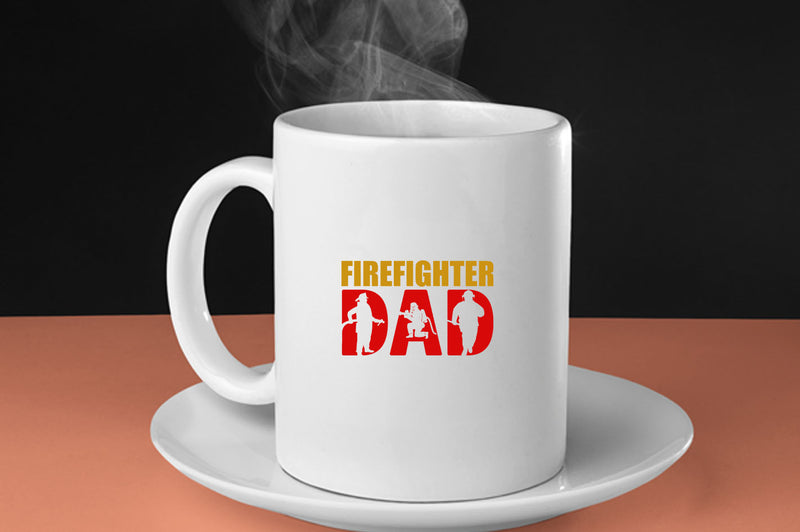 Firefighter dad Coffee Mug, fireman Coffee Mug - Fivestartees