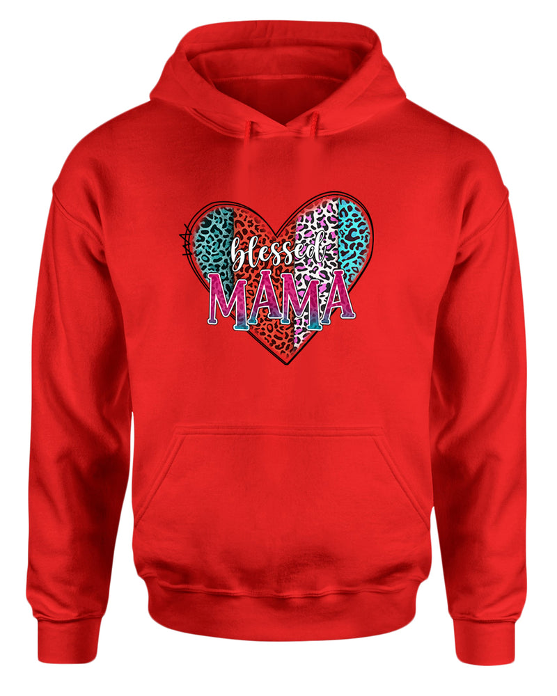 Blessed mama cheetah print design hoodie - Fivestartees