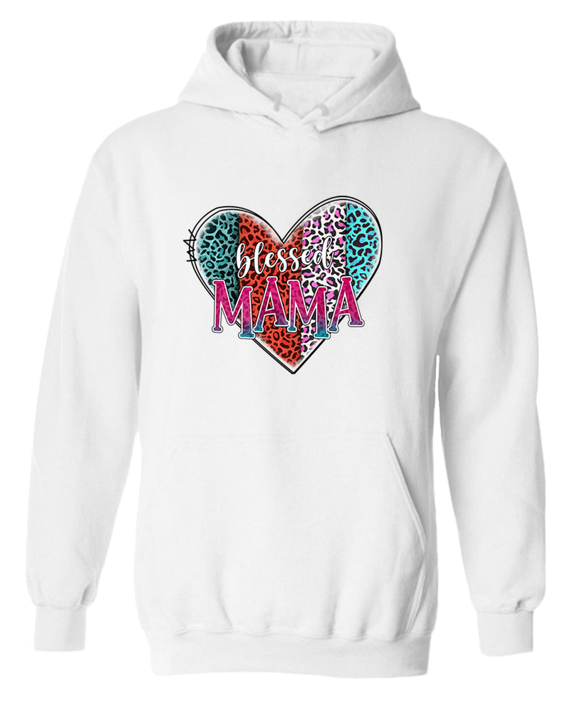 Blessed mama cheetah print design hoodie - Fivestartees
