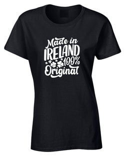Made in Ireland 100% original t-shirt women st patrick's day t-shirt - Fivestartees