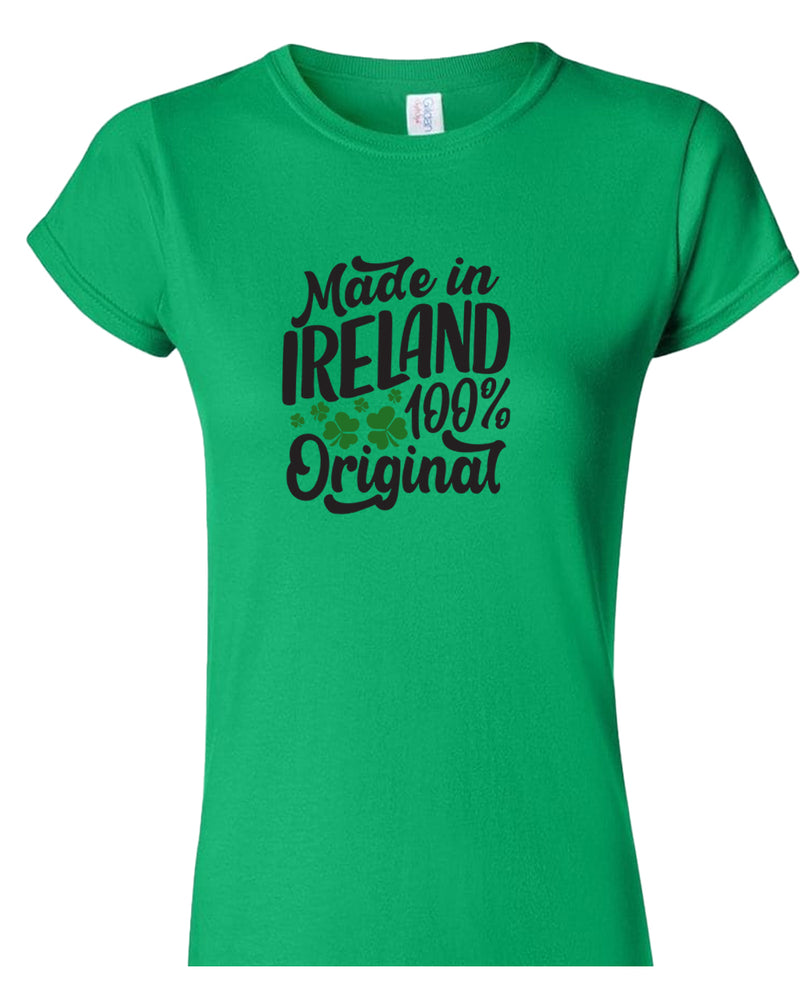 Made in Ireland 100% original t-shirt women st patrick's day t-shirt - Fivestartees