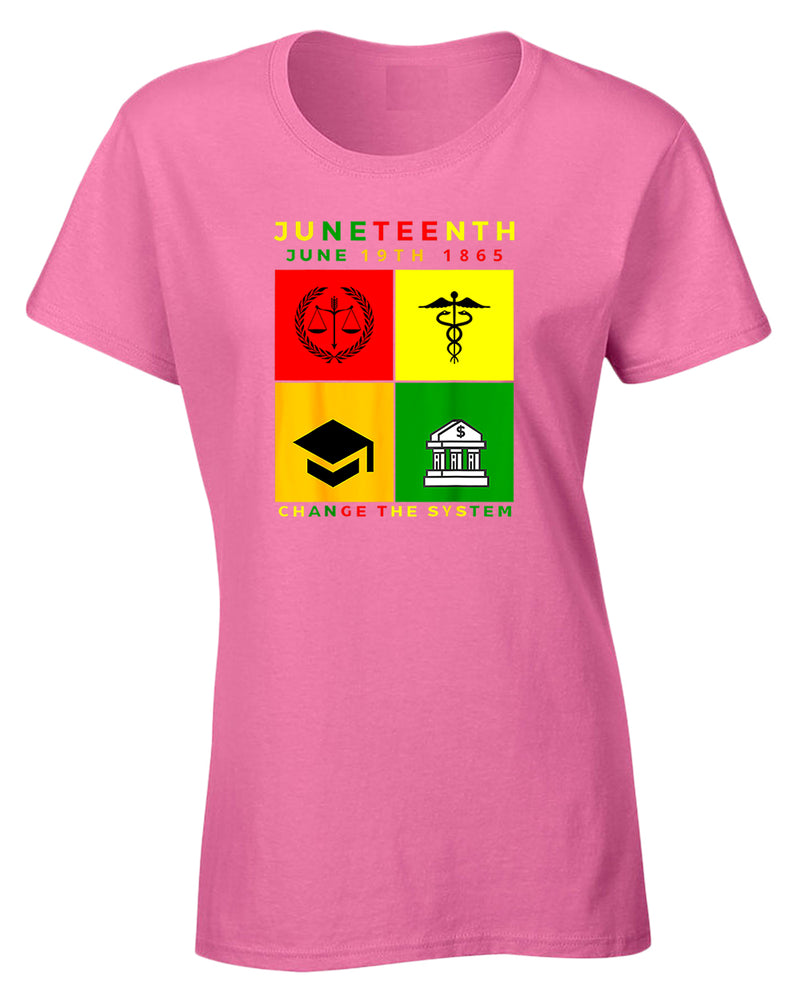 Change the system juneteenth t-shirt - Fivestartees