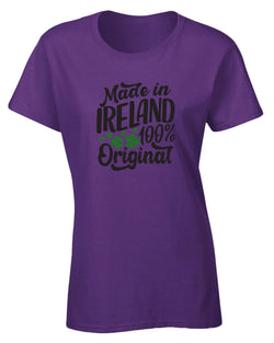 Made in Ireland 100% original t-shirt women st patrick's day t-shirt - Fivestartees