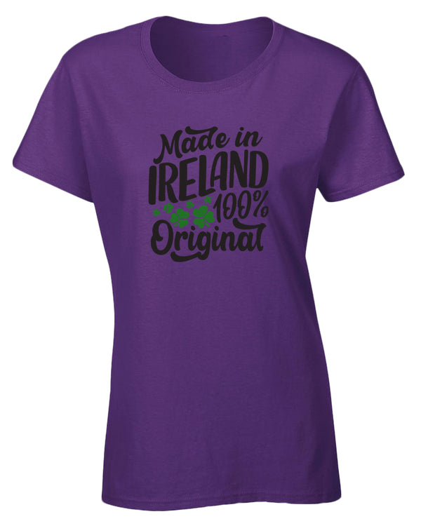 Made in Ireland 100% original t-shirt women st patrick's day t-shirt - Fivestartees
