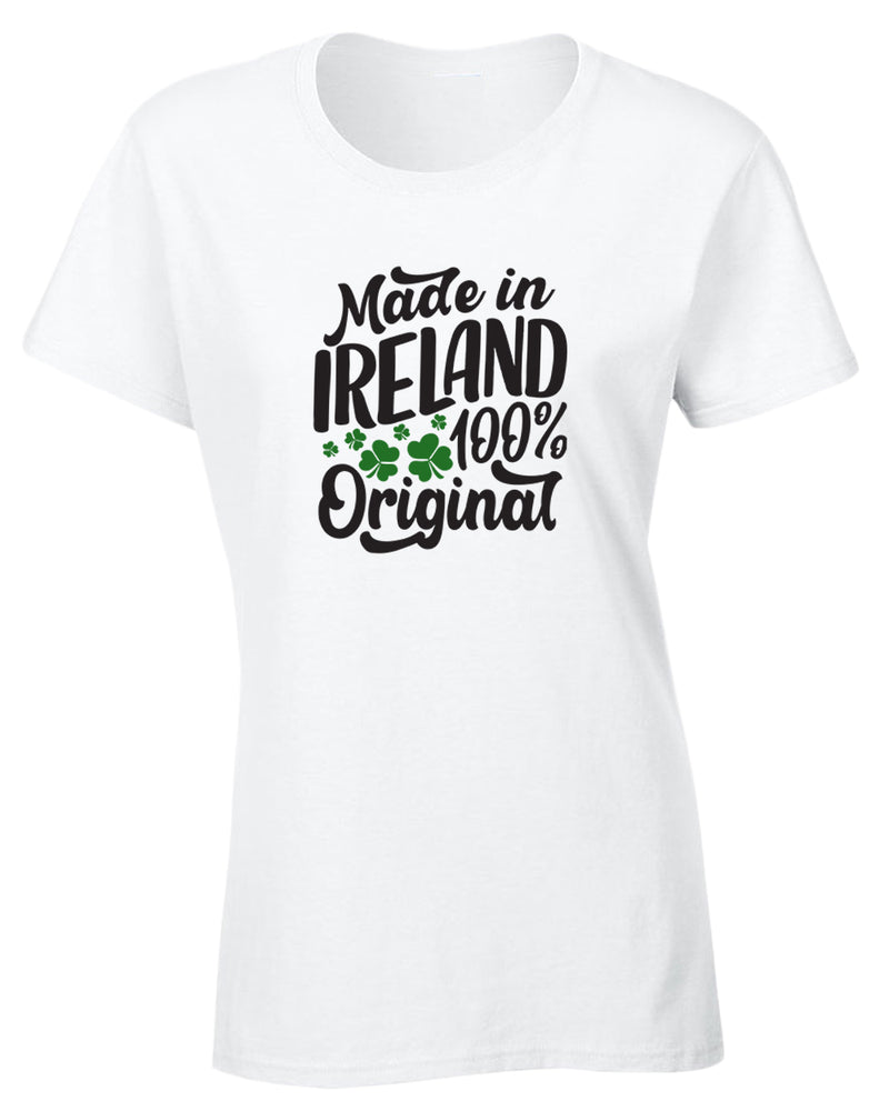 Made in Ireland 100% original t-shirt women st patrick's day t-shirt - Fivestartees