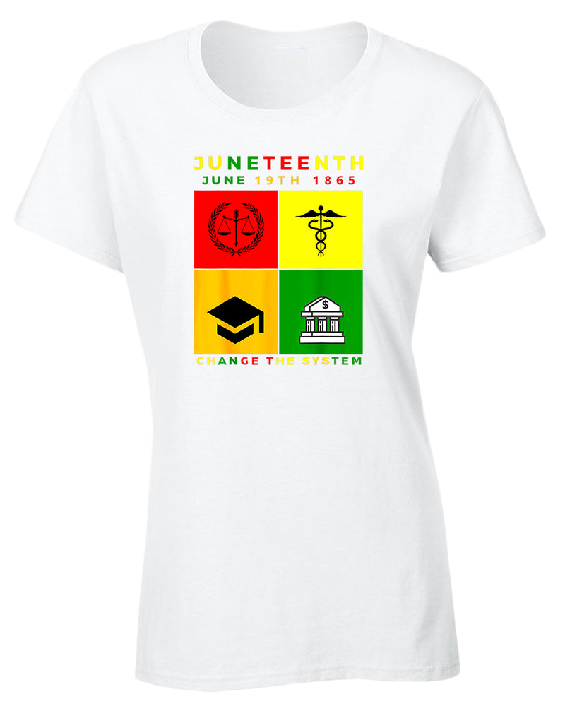 Change the system juneteenth t-shirt - Fivestartees