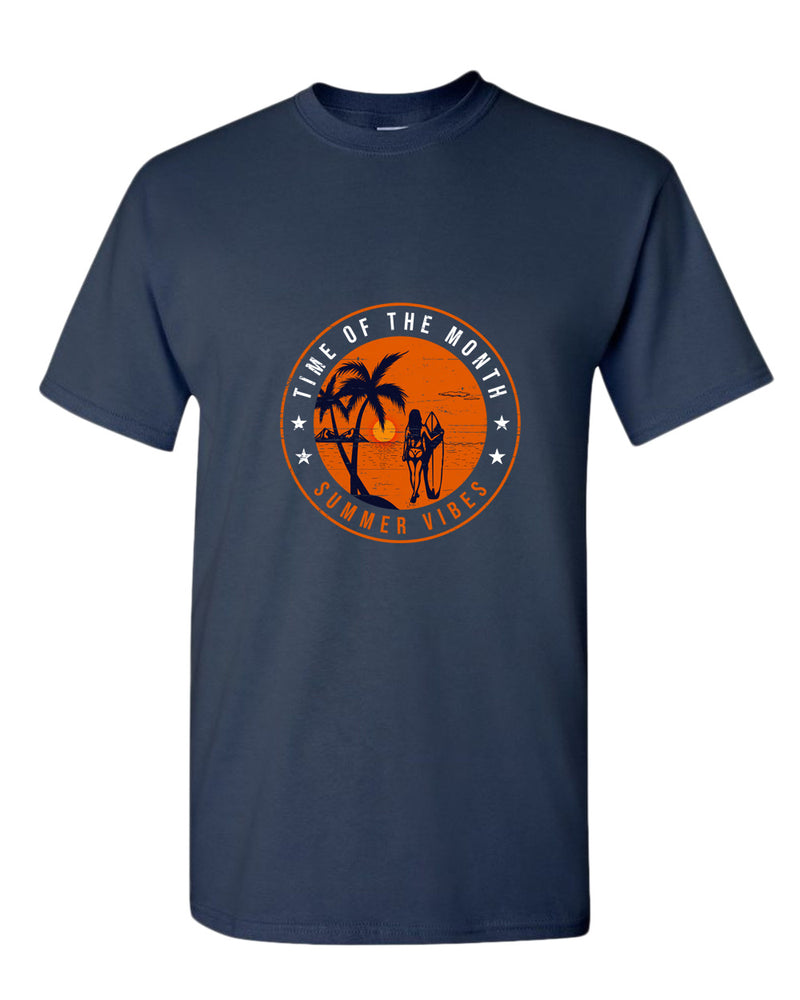 Time of the month summer vibes t-shirt, summer t-shirt, beach party t-shirt - Fivestartees