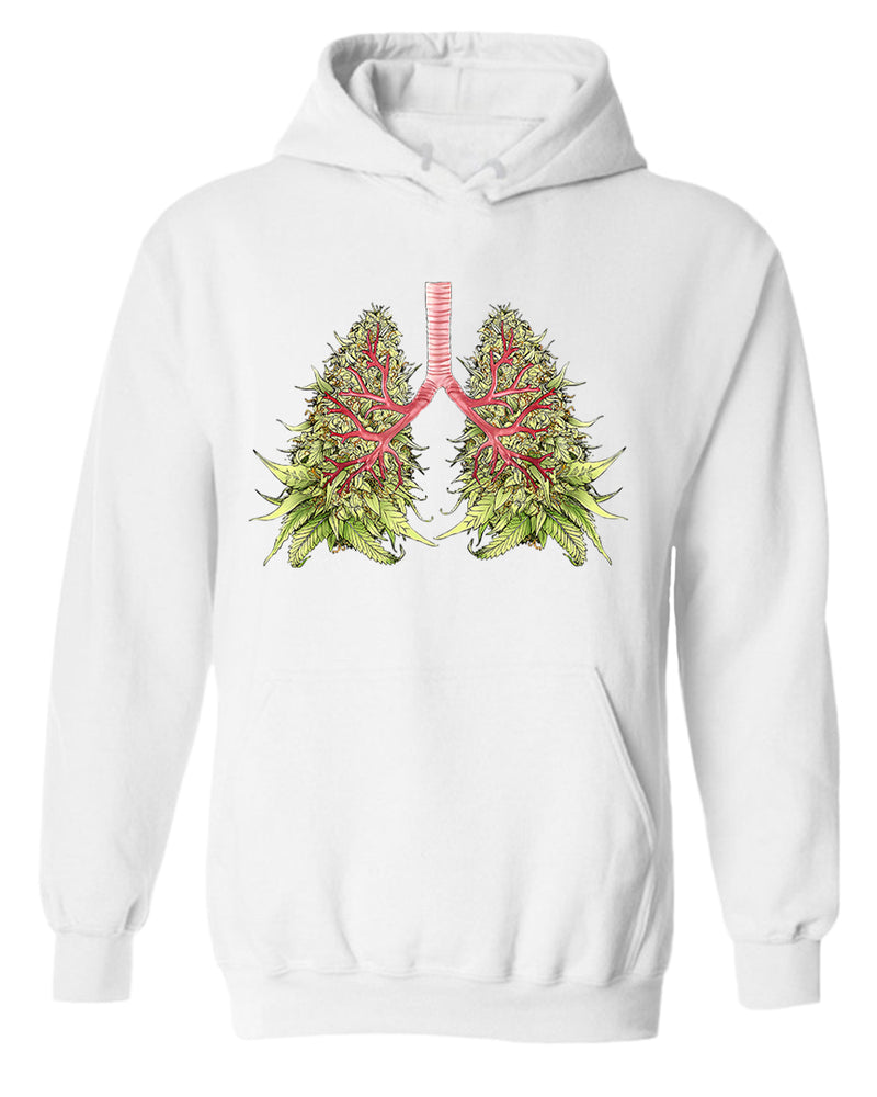 Lung leaf funny hoodie - Fivestartees