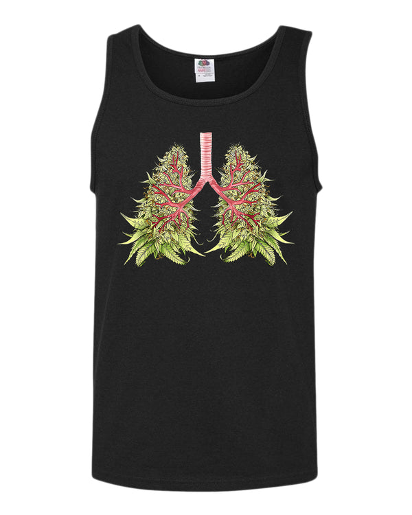 Lung leaf funny tank top - Fivestartees