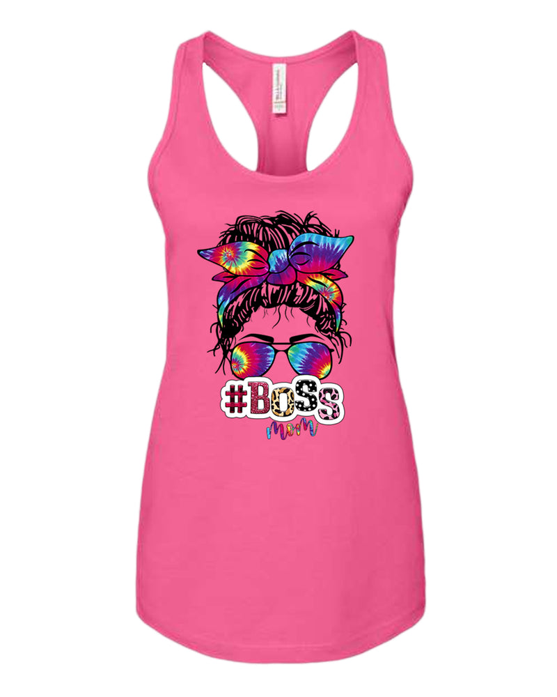 Boss mom tank top, Women tank top - Fivestartees