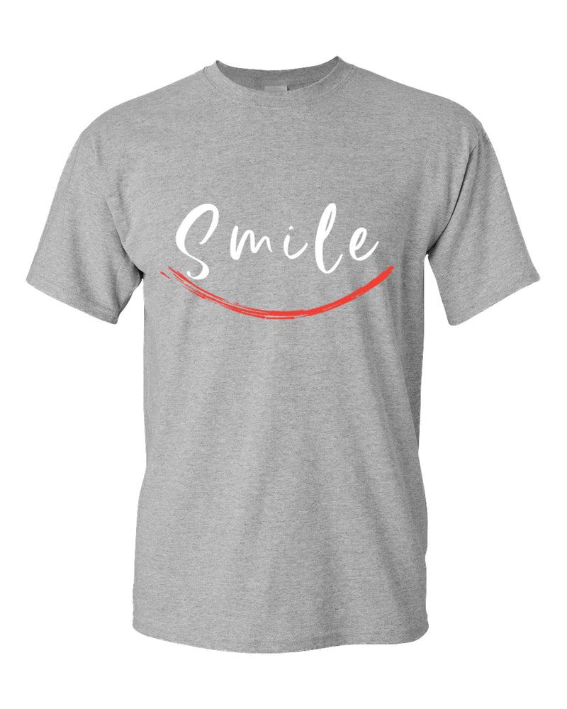 Smile t-shirt, motivational t-shirt, inspirational tees, casual tees - Fivestartees