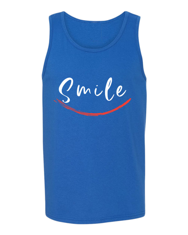 Smile tank top, motivational tank top, inspirational tank tops, casual tank tops - Fivestartees