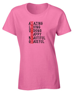 Amazing, loving strong beautiful mom t-shirt - Fivestartees