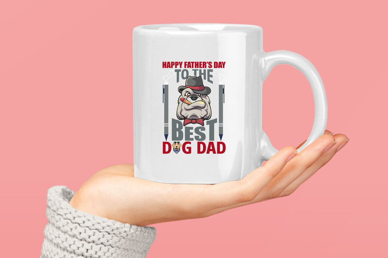 Happy father's day to the best dog dad Coffee Mug daddy dog Coffee Mug - Fivestartees