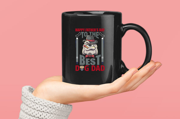 Happy father's day to the best dog dad Coffee Mug daddy dog Coffee Mug - Fivestartees