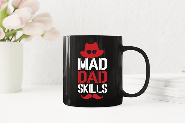 Mad dad skills Coffee Mug, funny dad Coffee Mug - Fivestartees