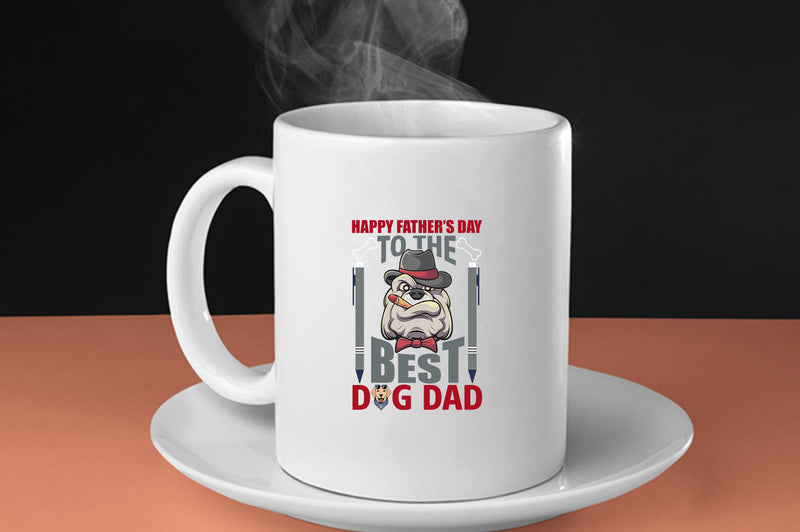 Happy father's day to the best dog dad Coffee Mug daddy dog Coffee Mug - Fivestartees