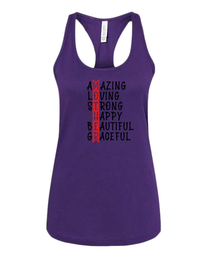 Amazing, loving strong beautiful mom tank top - Fivestartees