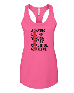 Amazing, loving strong beautiful mom tank top - Fivestartees