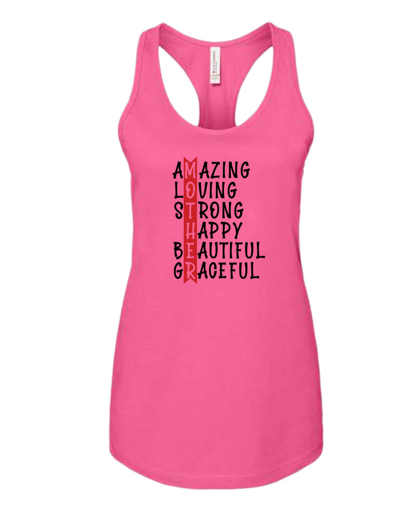 Amazing, loving strong beautiful mom tank top - Fivestartees