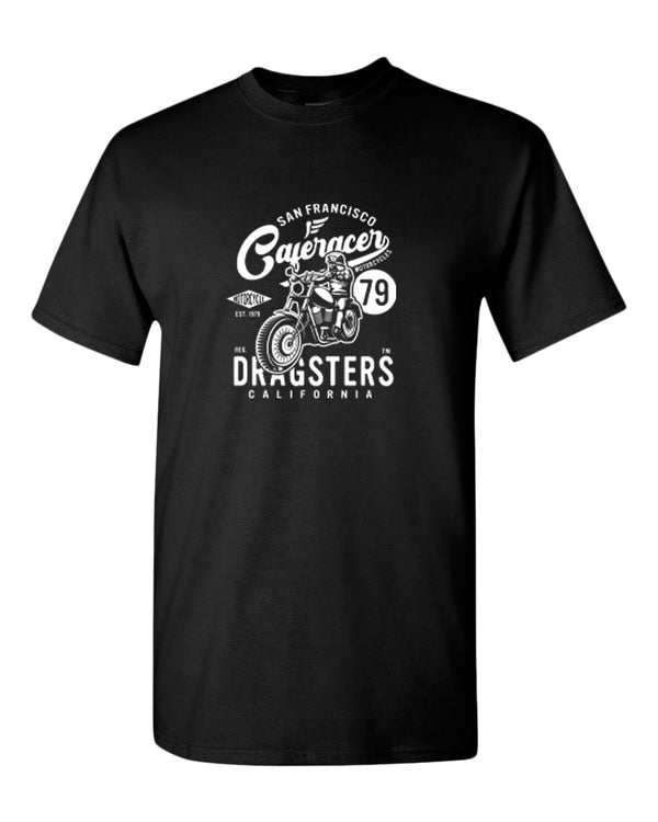 San francisco caferacer dragsters motorcycle t-shirt - Fivestartees