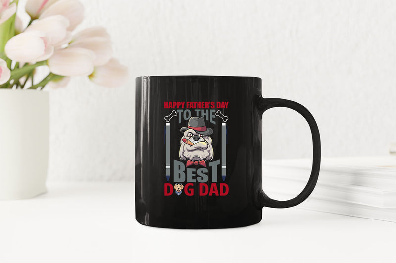 Happy father's day to the best dog dad Coffee Mug daddy dog Coffee Mug - Fivestartees