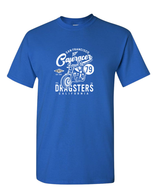 San francisco caferacer dragsters motorcycle t-shirt - Fivestartees