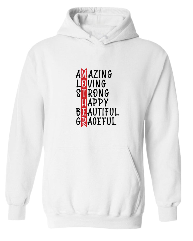 Amazing, loving strong beautiful mom hoodie - Fivestartees