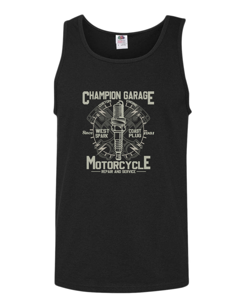 Champion garage motorcycle repair service tank top - Fivestartees