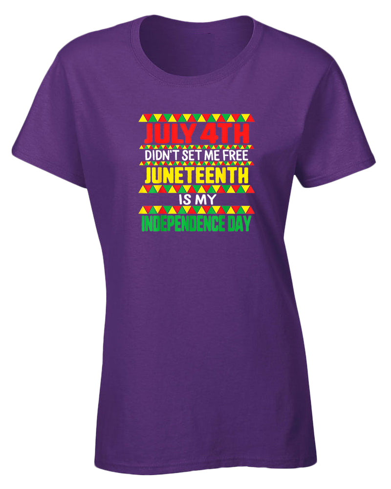 July 4th didn't set me free t-shirt juneteenth t-shirt - Fivestartees