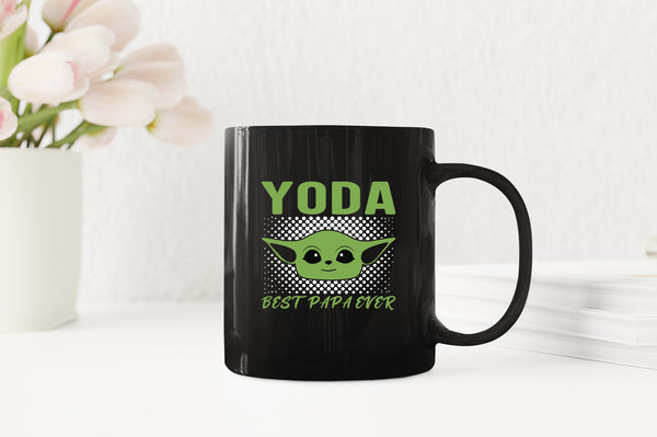 Yoda best papa ever Coffee Mug, galaxy dad Coffee Mug - Fivestartees