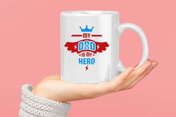 My dad is my hero Coffee Mug, father's day Coffee Mug - Fivestartees