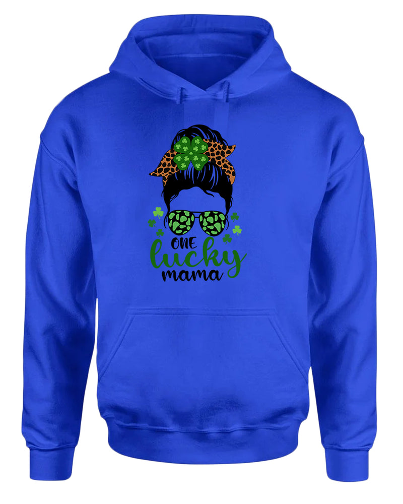 One Lucky mama hoodie women st patrick's day hoodie - Fivestartees