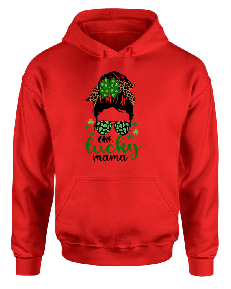 One Lucky mama hoodie women st patrick's day hoodie - Fivestartees