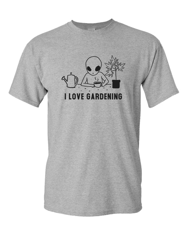 Funny alien garden t-shirt - Fivestartees