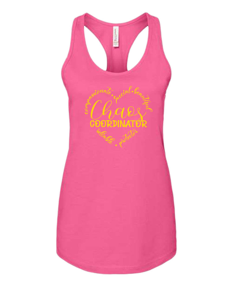 Compassionate special beautiful chaos coordinator women tank tops - Fivestartees