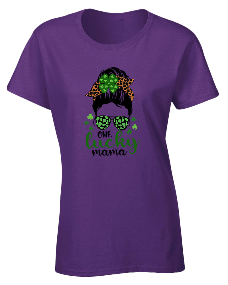 One Lucky mama t-shirt women st patrick's day t-shirt - Fivestartees