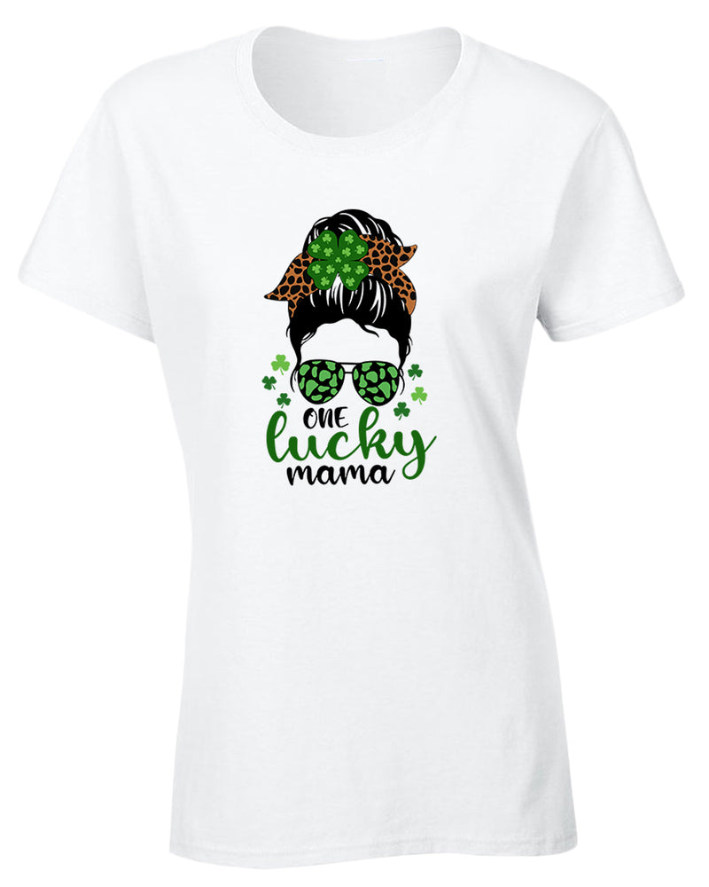 One Lucky mama t-shirt women st patrick's day t-shirt - Fivestartees