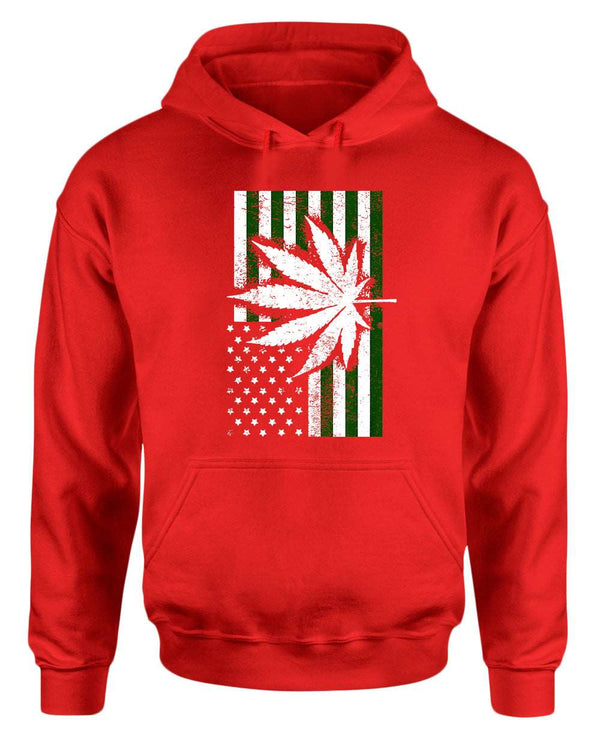American flag leaf hoodie - Fivestartees