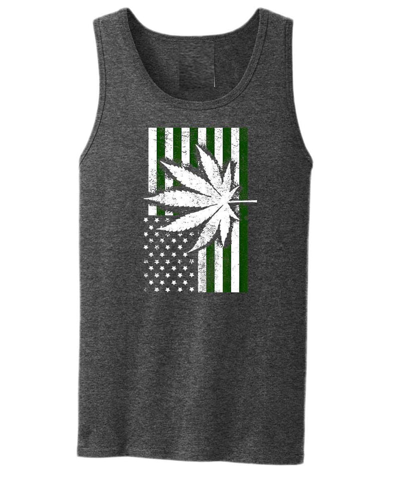 American flag leaf tank top - Fivestartees